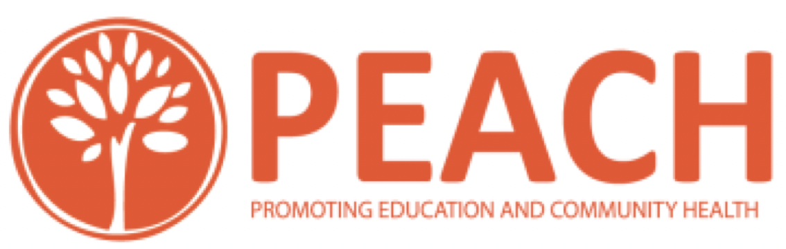 Promoting Education and Community Health (PEACH) logo