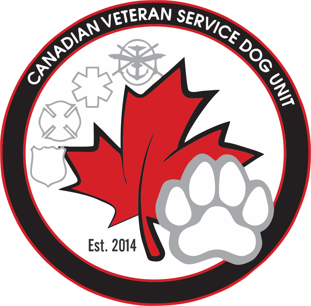 Unité des chiens d'assistance pour les vétérans canadiens (UCAVC) logo