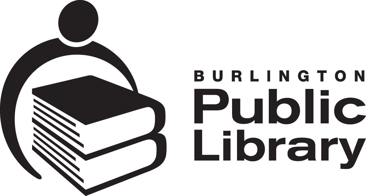 BURLINGTON PUBLIC LIBRARY logo
