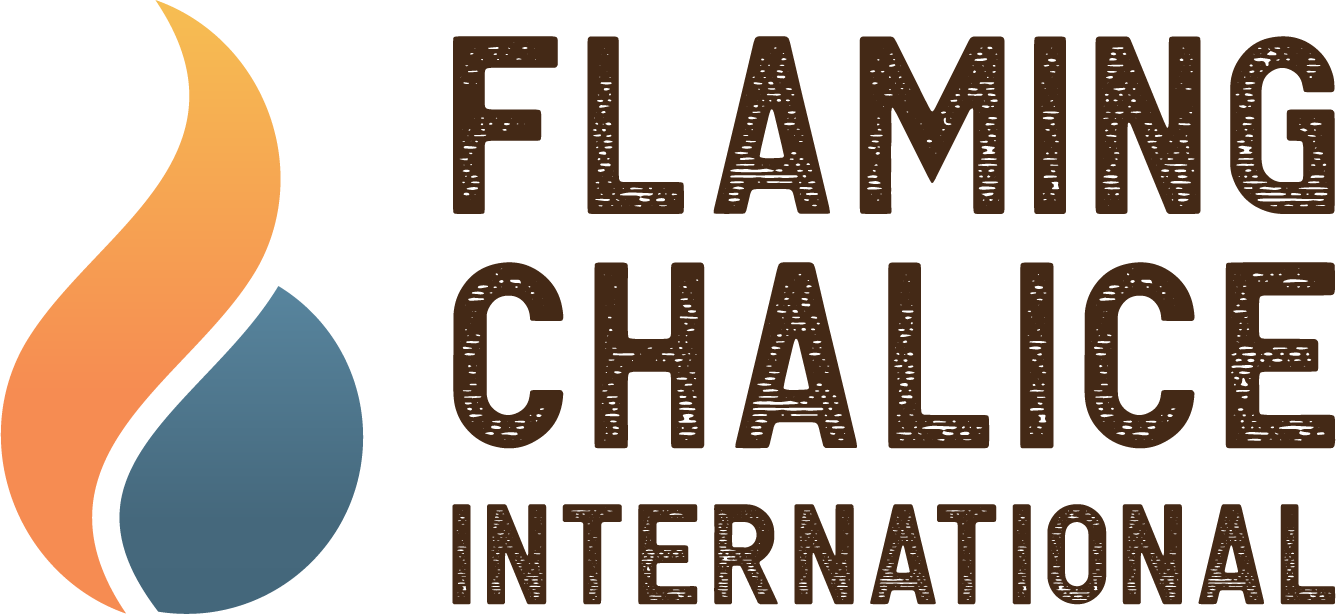 Flaming Chalice International logo