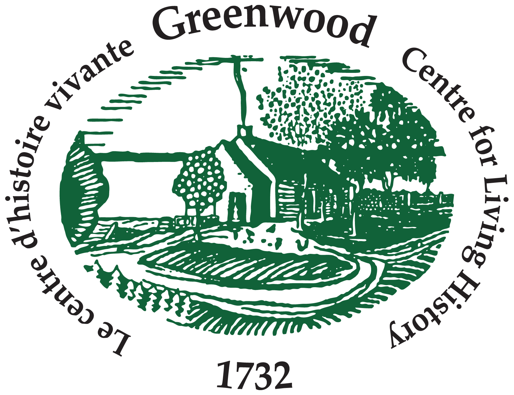 Centre d'histoire vivante Greenwood logo
