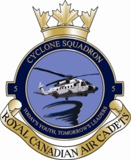 5 Cyclone Air Cadets logo